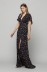 Alma - abito lungo con scollatura a v • Saint tropez noir