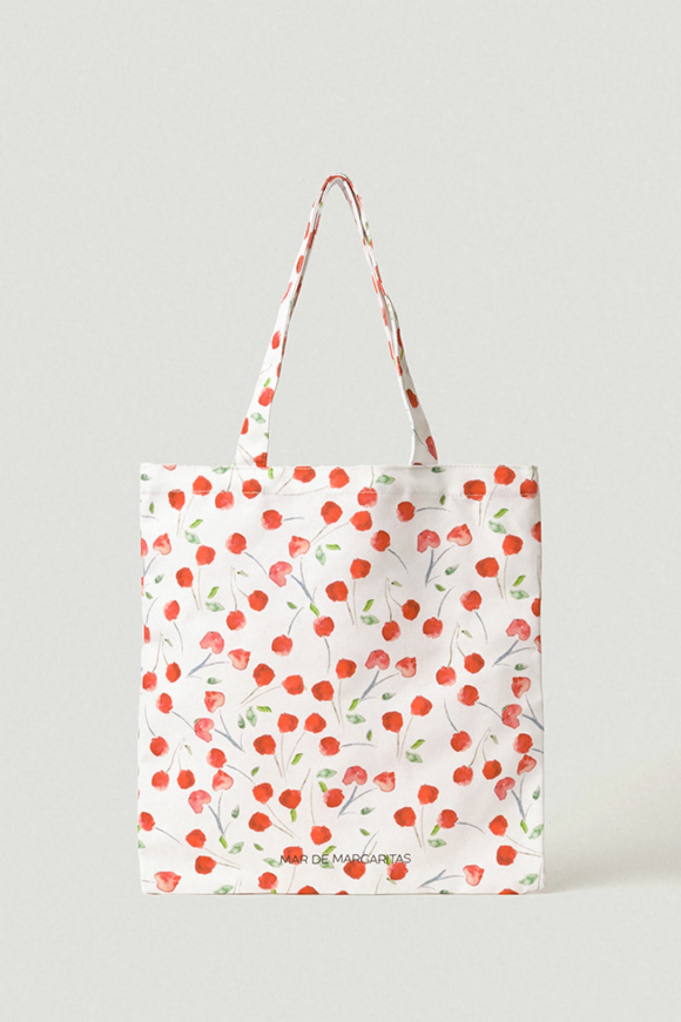 Tote bag a fantasia  • Cerises creme