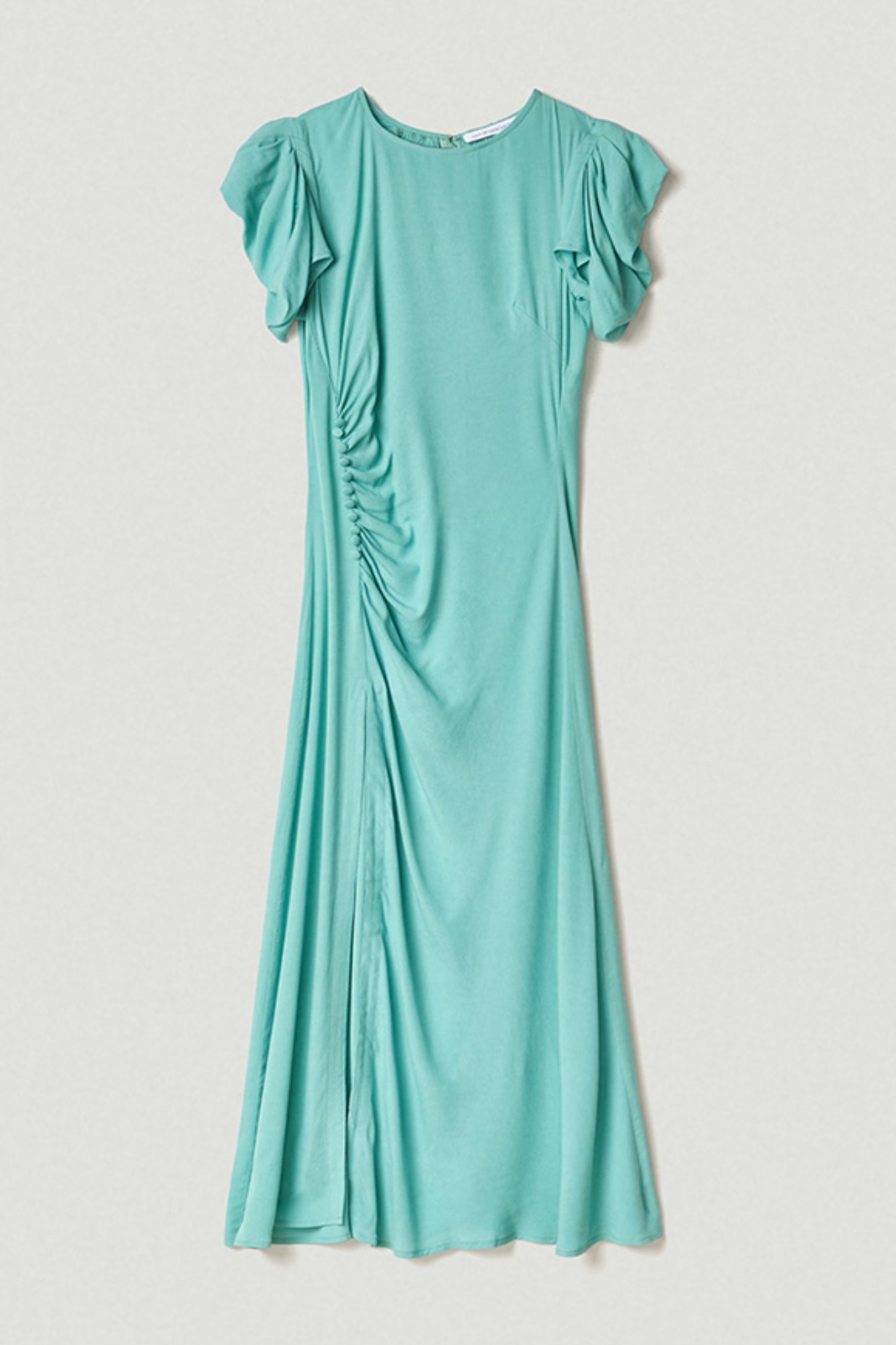 Kristel - abito con spacco laterale • Blue vert