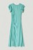 Kristel - abito con spacco laterale • Blue vert