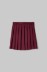 Sienna - Gonna Corta A Pieghe • Bordeaux