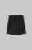 Sienna - Gonna Corta A Pieghe • Nero