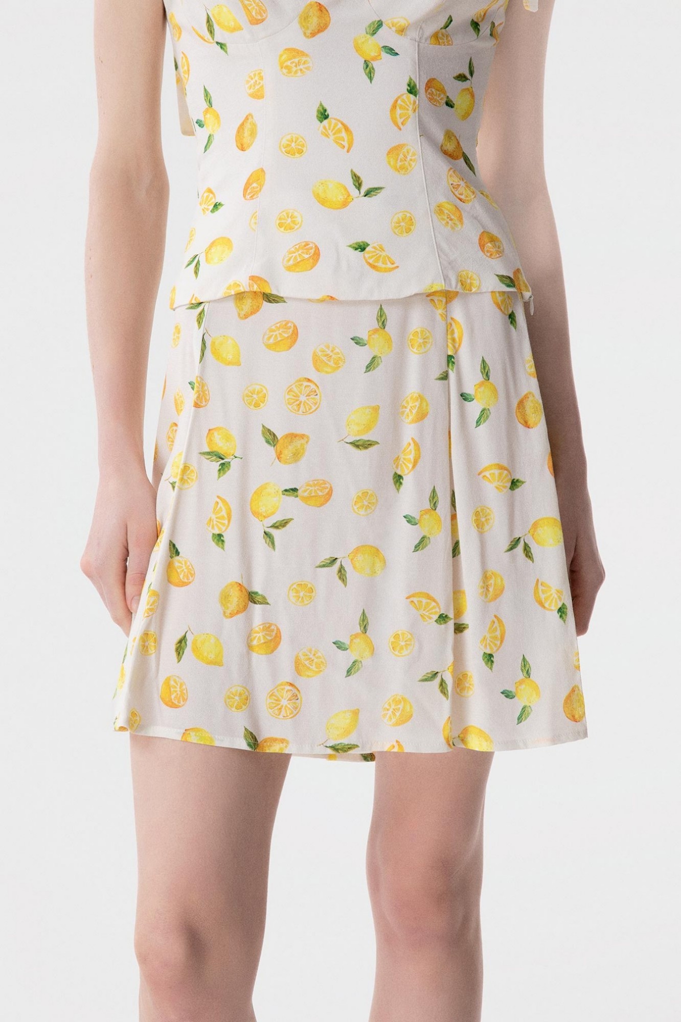 Kate - Gonna Corta Svasata • Citron Ecru