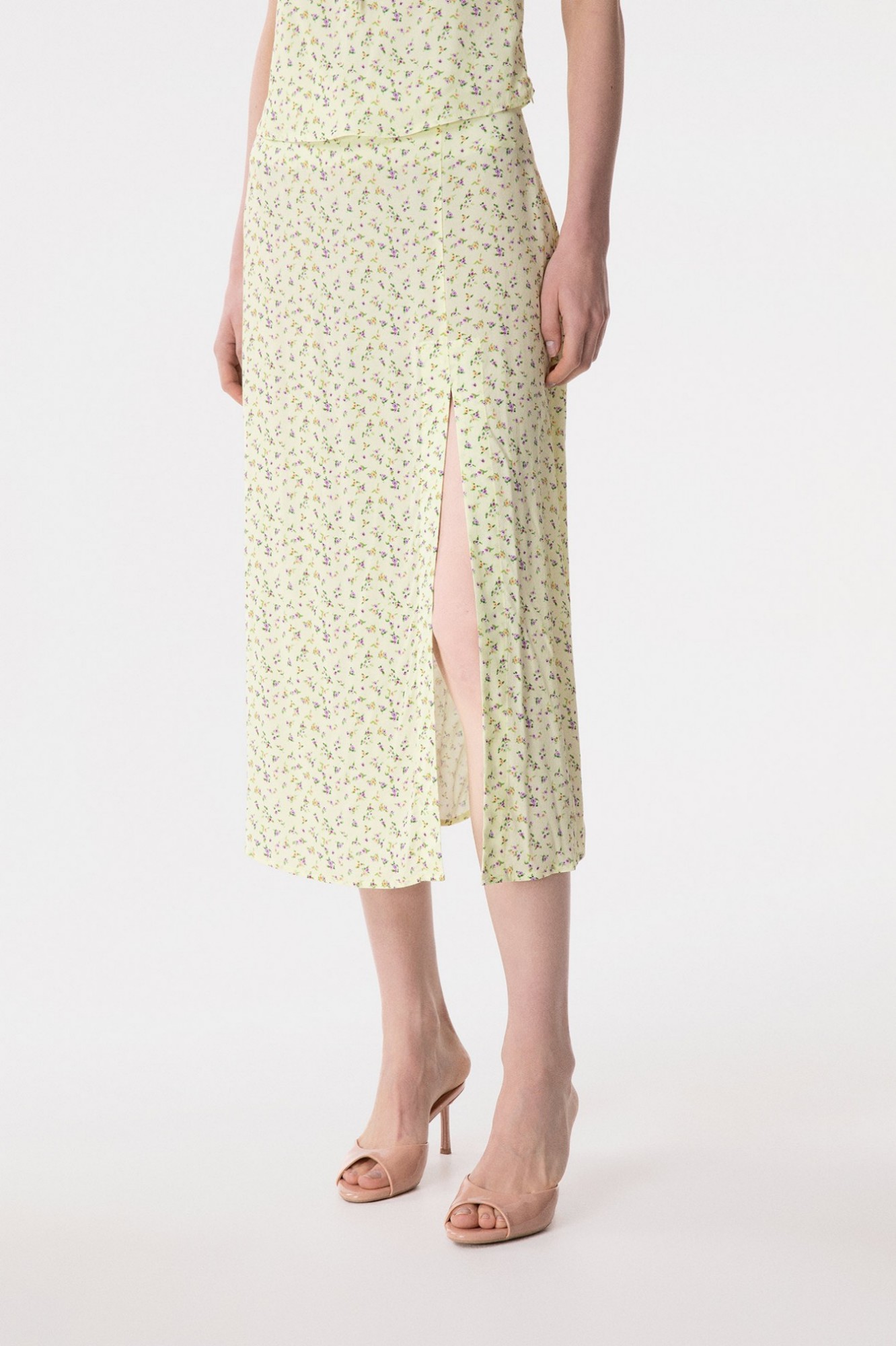 Roxana - Gonna Midi Con Spacco Laterale • Jasmin Giallino