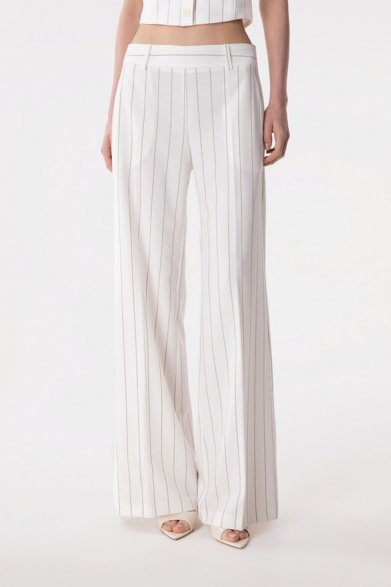 Nives - Pantalone A Palazzo • Off White